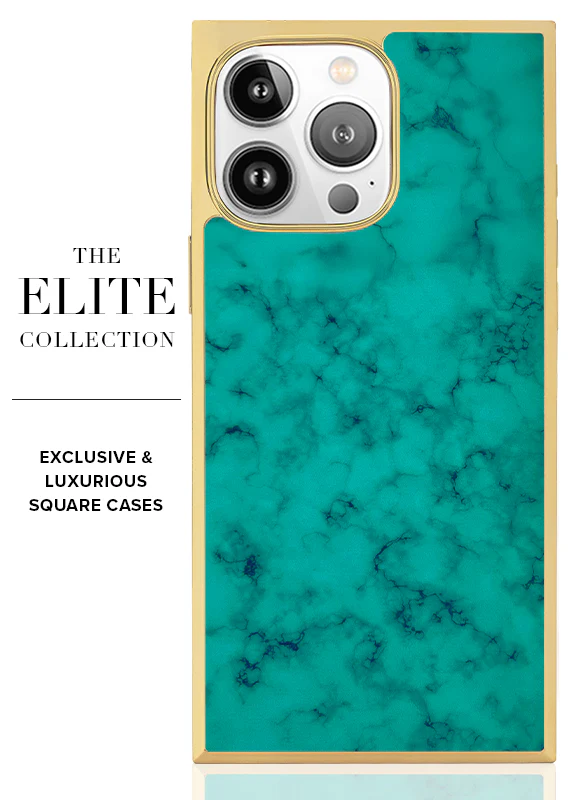 Elite Collection - SQUARE® Gilded Turquoise iPhone Case - Image 29