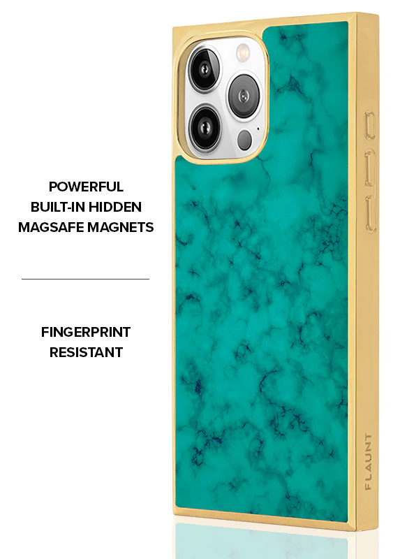 Elite Collection - SQUARE® Gilded Turquoise iPhone Case - Image 32