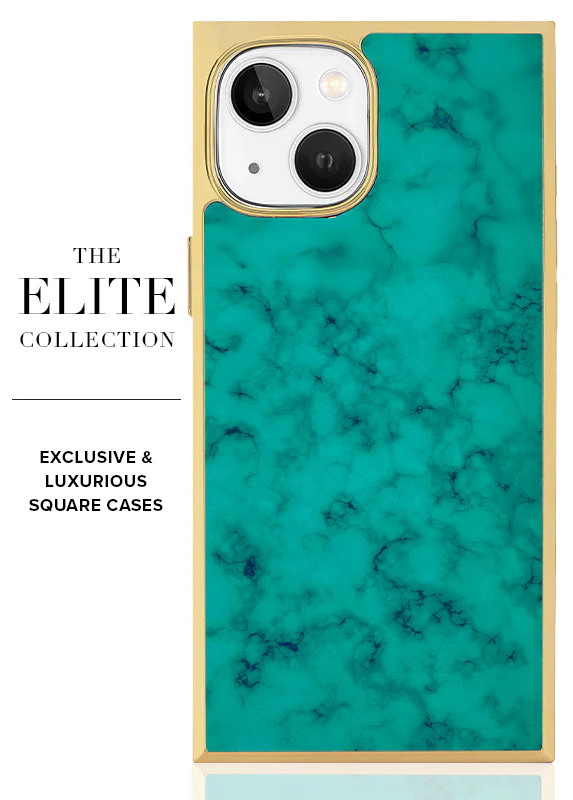 Elite Collection - SQUARE® Gilded Turquoise iPhone Case - Image 47
