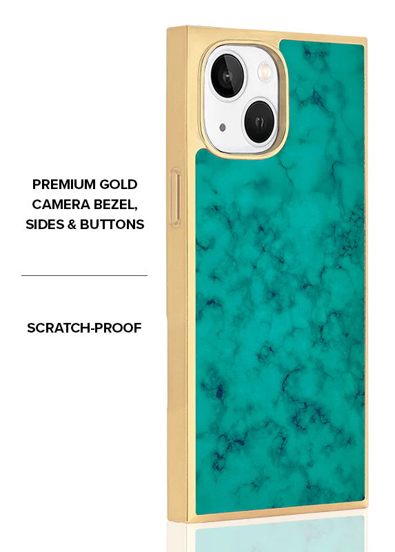 Elite Collection - SQUARE® Gilded Turquoise iPhone Case - Image 49