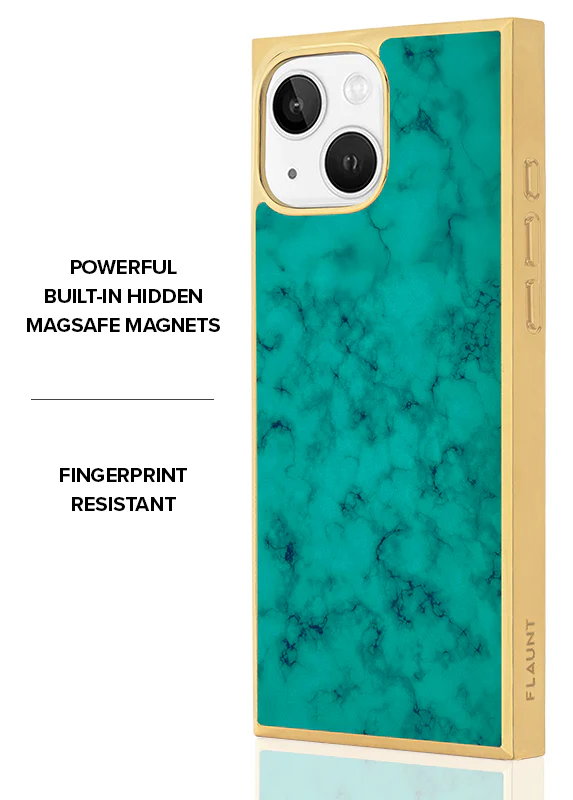 Elite Collection - SQUARE® Gilded Turquoise iPhone Case - Image 50