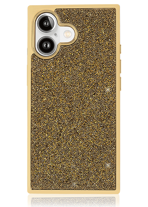 Elite Collection - SQUARE® Gold Crystal Elegance iPhone Case - Image 10