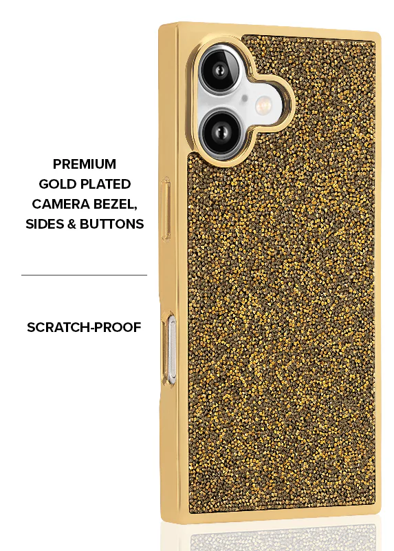 Elite Collection - SQUARE® Gold Crystal Elegance iPhone Case - Image 13