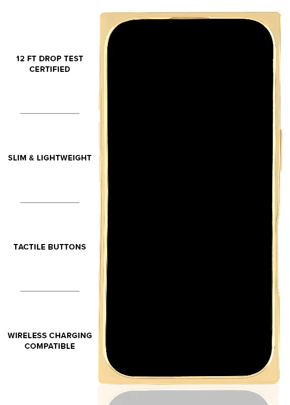 Elite Collection - SQUARE® Gold Crystal Elegance iPhone Case - Image 17