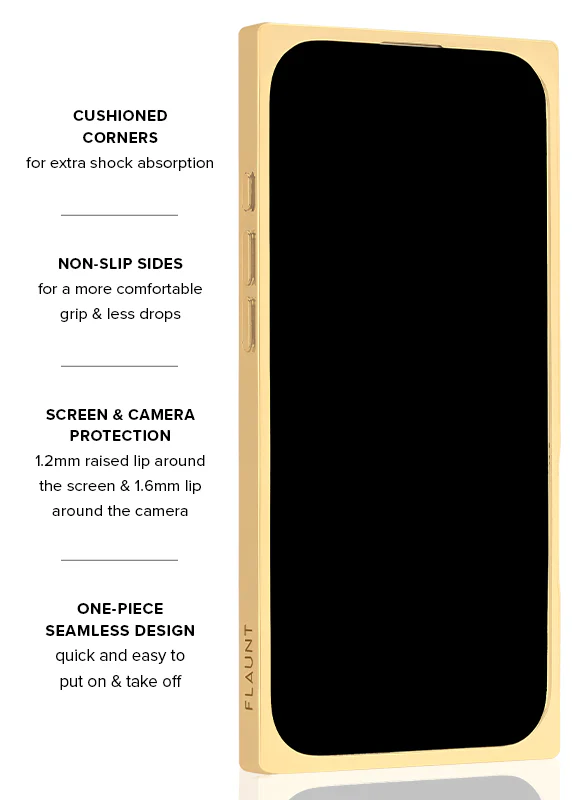 Elite Collection - SQUARE® Gold Crystal Elegance iPhone Case - Image 25