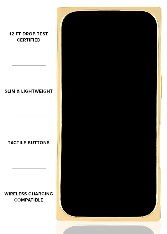 Elite Collection - SQUARE® Gold Crystal Elegance iPhone Case - Image 26