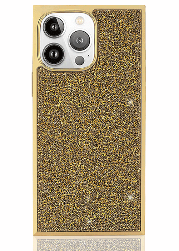 Elite Collection - SQUARE® Gold Crystal Elegance iPhone Case - Image 28