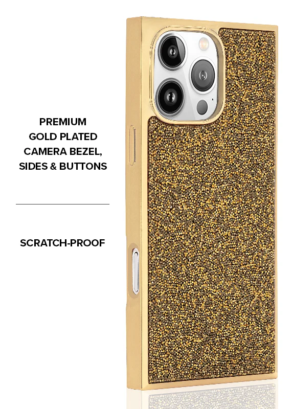 Elite Collection - SQUARE® Gold Crystal Elegance iPhone Case - Image 31