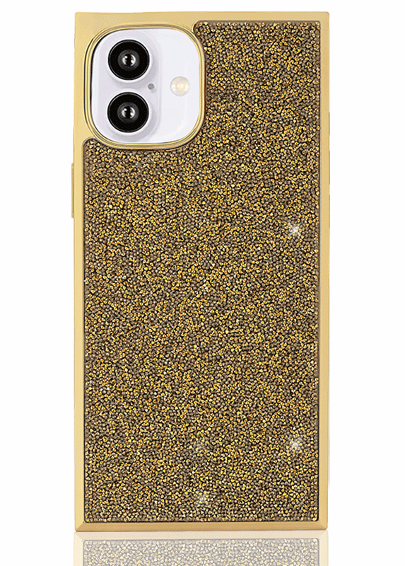Elite Collection - SQUARE® Gold Crystal Elegance iPhone Case - Image 37
