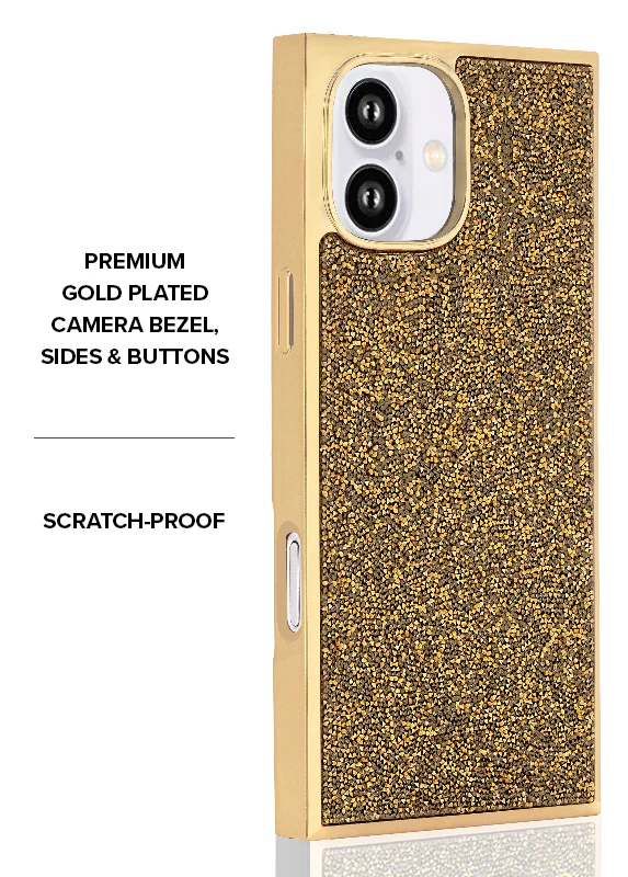 Elite Collection - SQUARE® Gold Crystal Elegance iPhone Case - Image 40