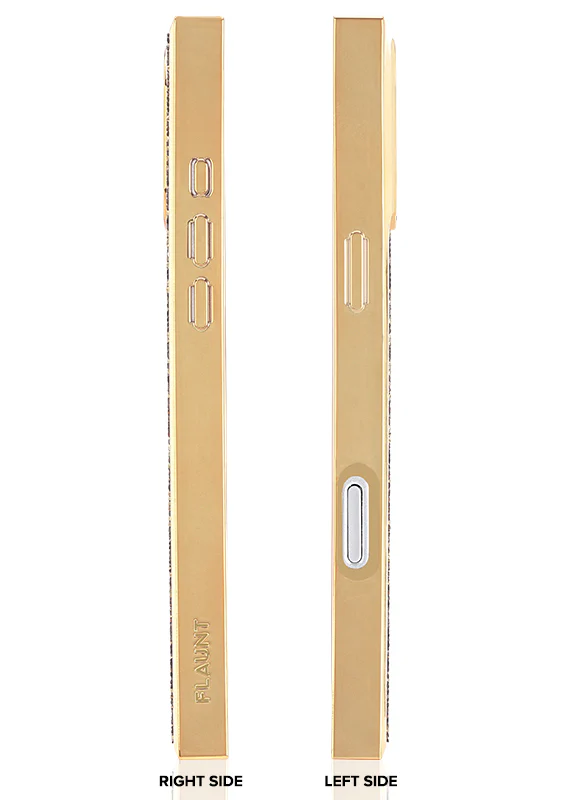 Elite Collection - SQUARE® Gold Crystal Elegance iPhone Case - Image 44