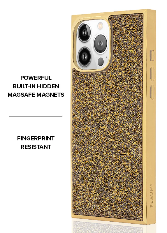 Elite Collection - SQUARE® Gold Crystal Elegance iPhone Case - Image 50