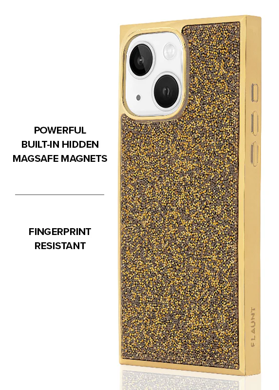 Elite Collection - SQUARE® Gold Crystal Elegance iPhone Case - Image 59