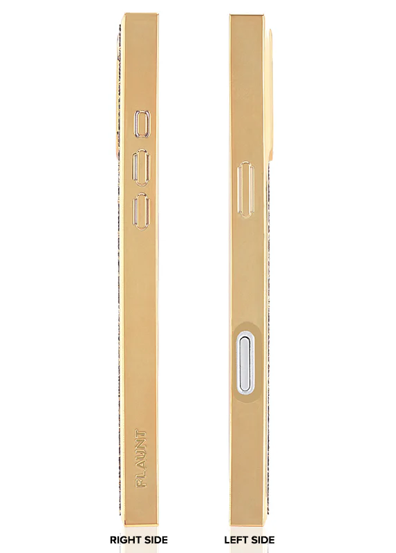 Elite Collection - SQUARE® Gold Crystal Elegance iPhone Case - Image 60