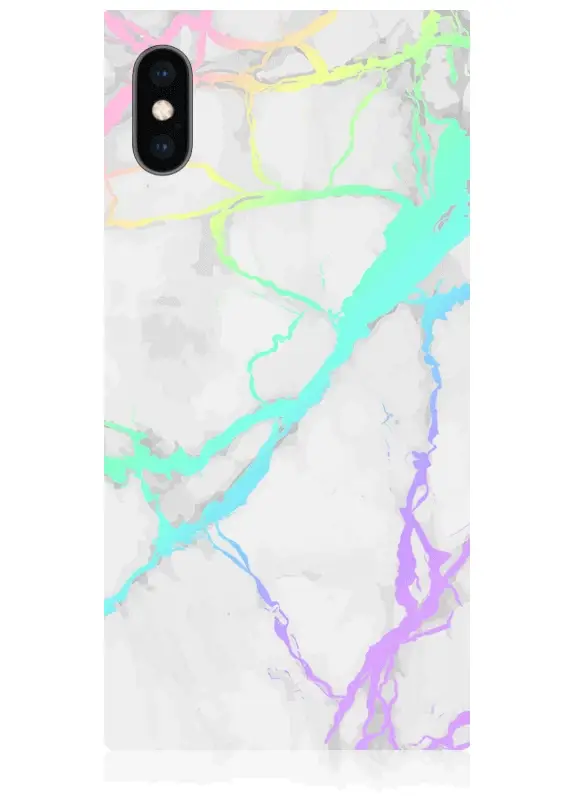 SQUARE® Holographic Marble iPhone Case - Image 11
