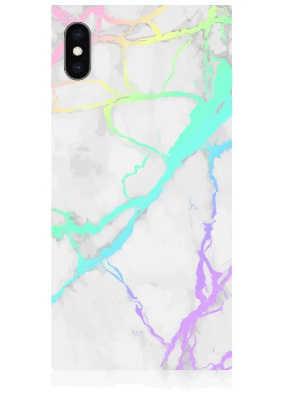 SQUARE® Holographic Marble iPhone Case - Image 13