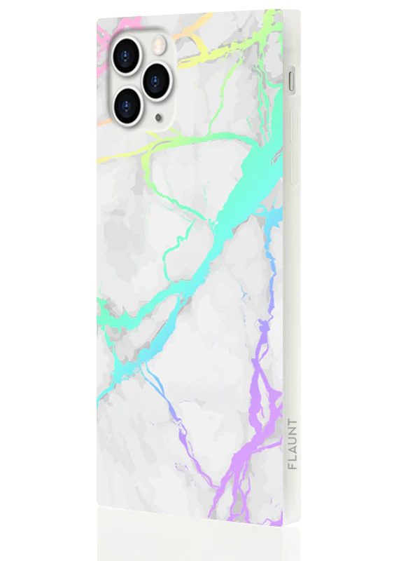 SQUARE® Holographic Marble iPhone Case - Image 20