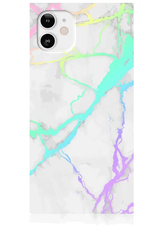 SQUARE® Holographic Marble iPhone Case - Image 21