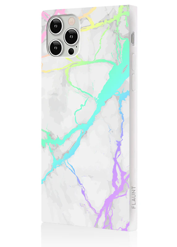 SQUARE® Holographic Marble iPhone Case - Image 24