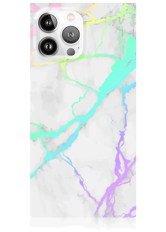 SQUARE® Holographic Marble iPhone Case - Image 25
