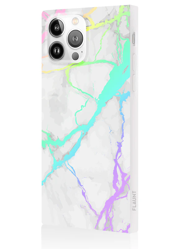 SQUARE® Holographic Marble iPhone Case - Image 26