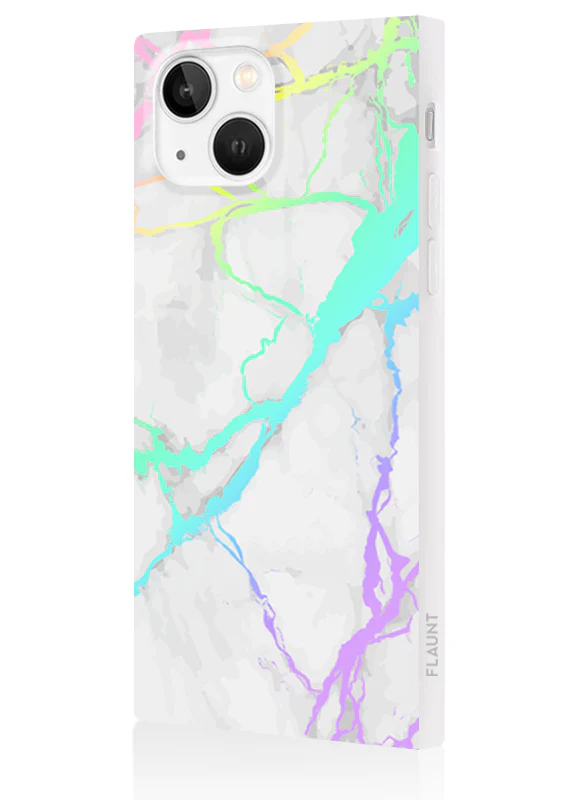 SQUARE® Holographic Marble iPhone Case - Image 28