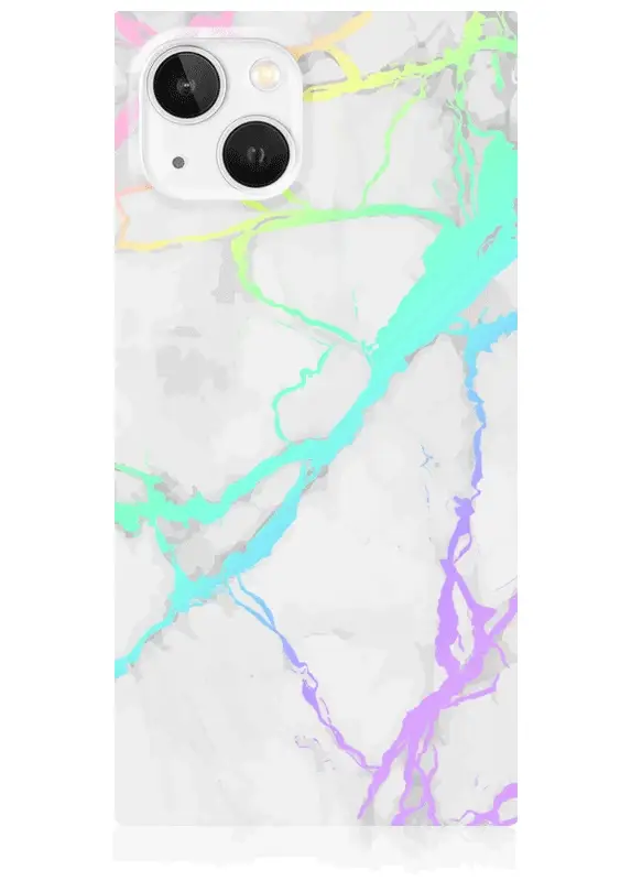 SQUARE® Holographic Marble iPhone Case - Image 29