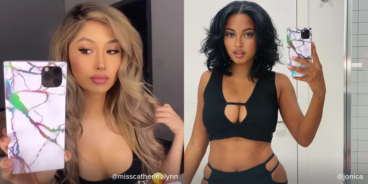 SQUARE® Holographic Marble iPhone Case - Image 35