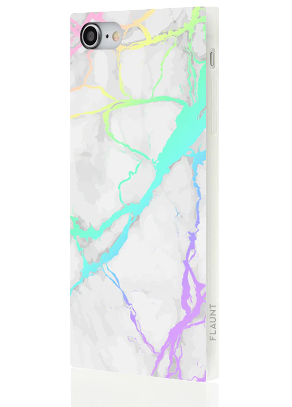 SQUARE® Holographic Marble iPhone Case - Image 6