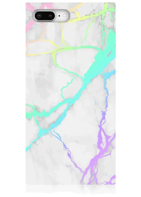 SQUARE® Holographic Marble iPhone Case - Image 7