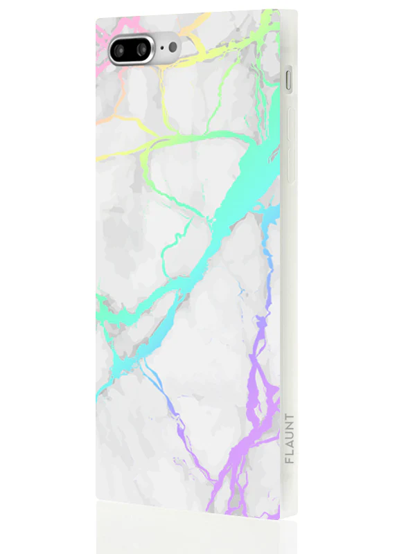 SQUARE® Holographic Marble iPhone Case - Image 8
