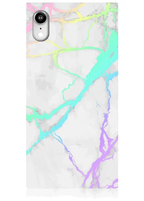 SQUARE® Holographic Marble iPhone Case - Image 9