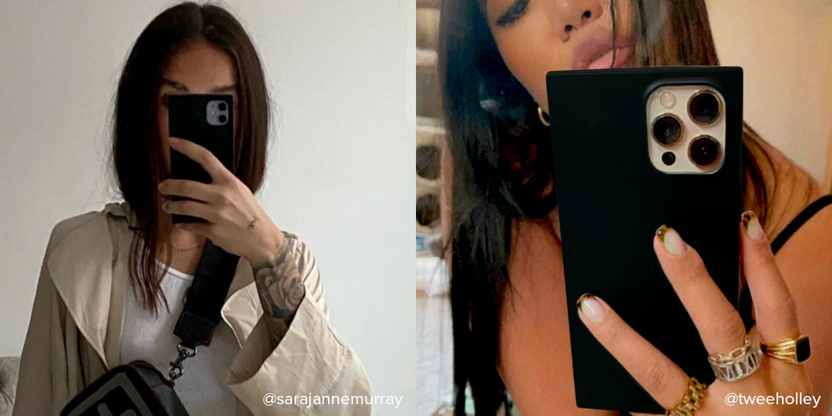 SQUARE® Matte Black iPhone Case - Image 109