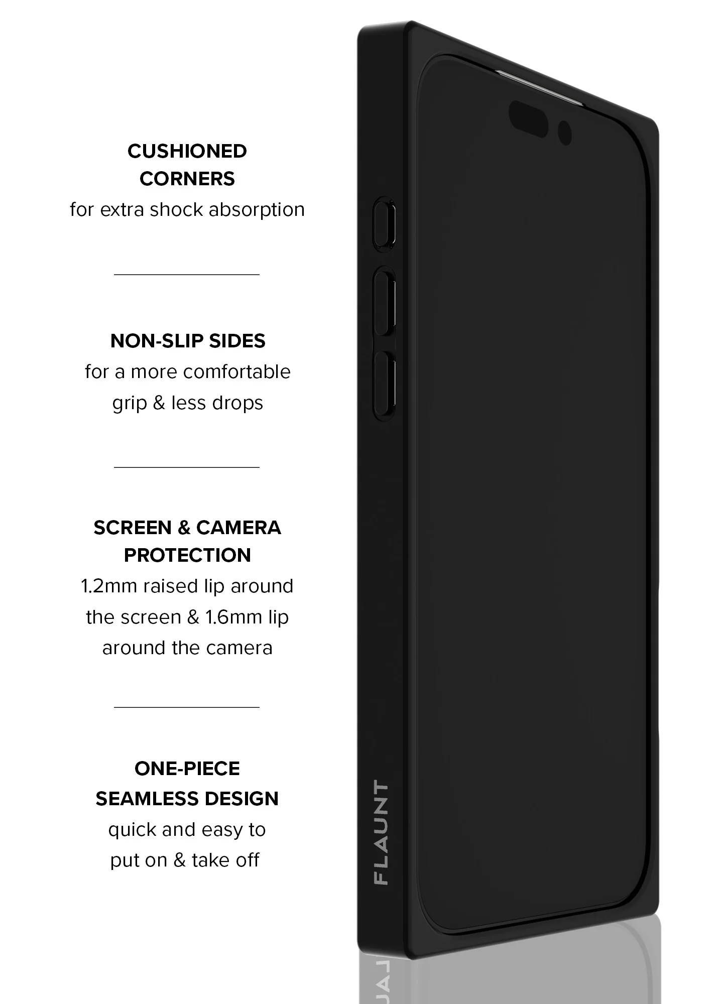 SQUARE® Matte Black iPhone Case - Image 98