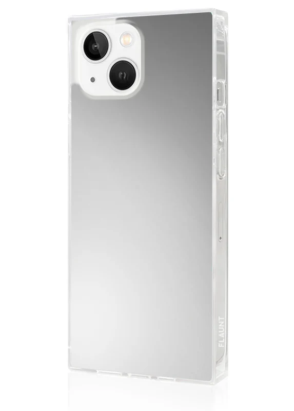 SQUARE® Metallic Silver Mirror iPhone Case - Image 10