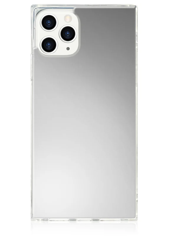 SQUARE® Metallic Silver Mirror iPhone Case - Image 19
