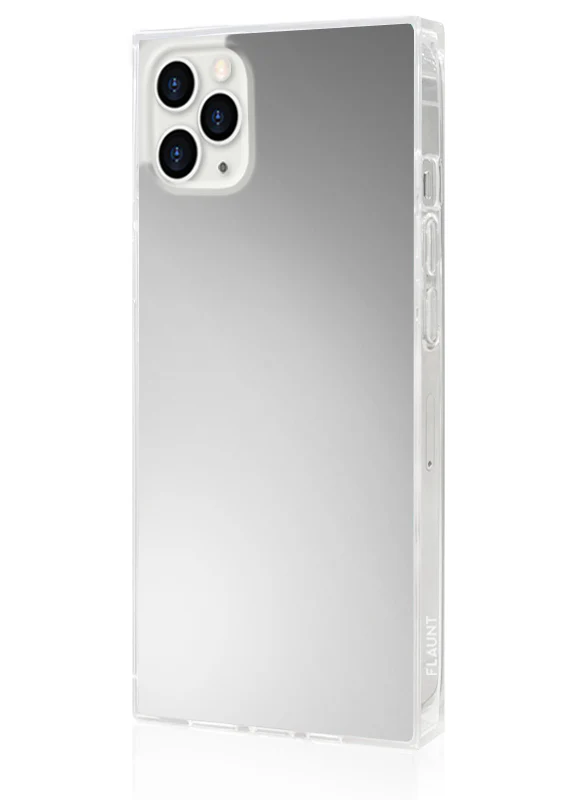 SQUARE® Metallic Silver Mirror iPhone Case - Image 20