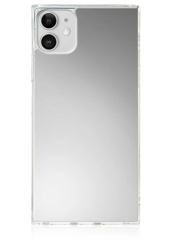 SQUARE® Metallic Silver Mirror iPhone Case - Image 23
