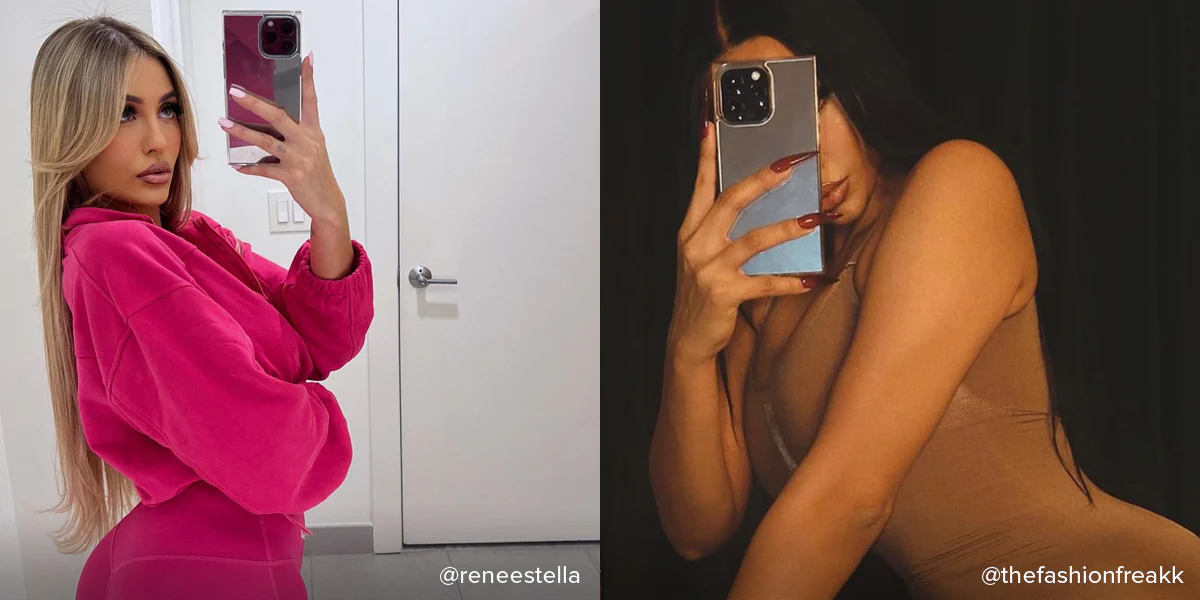 SQUARE® Metallic Silver Mirror iPhone Case - Image 29