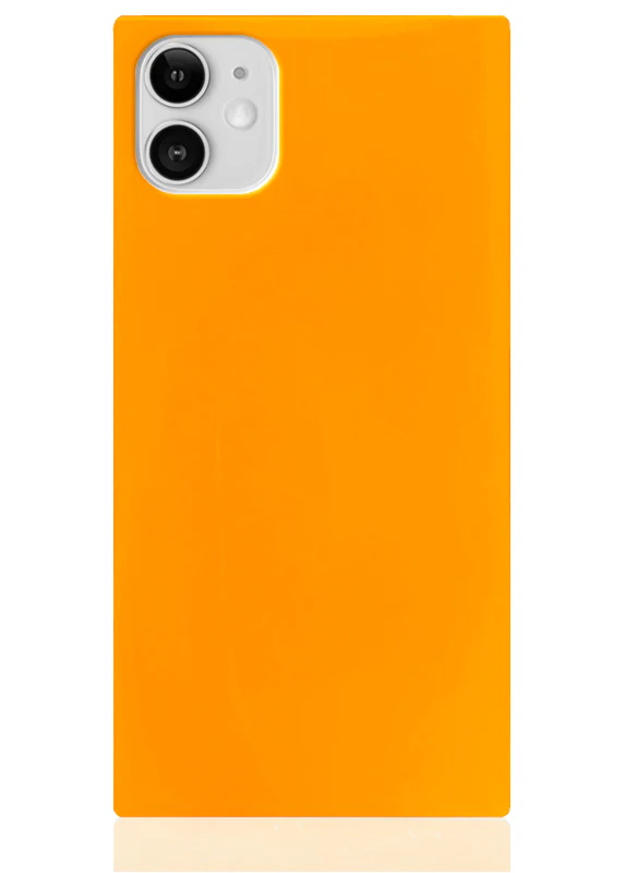 SQUARE® Neon Orange iPhone Case - Image 15