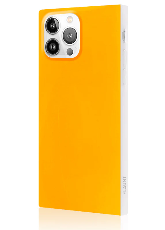 SQUARE® Neon Orange iPhone Case - Image 28