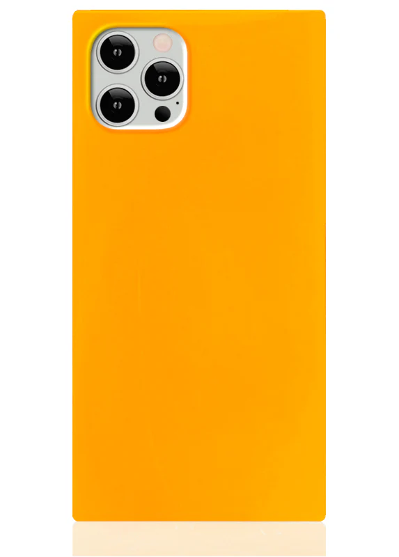 SQUARE® Neon Orange iPhone Case - Image 3
