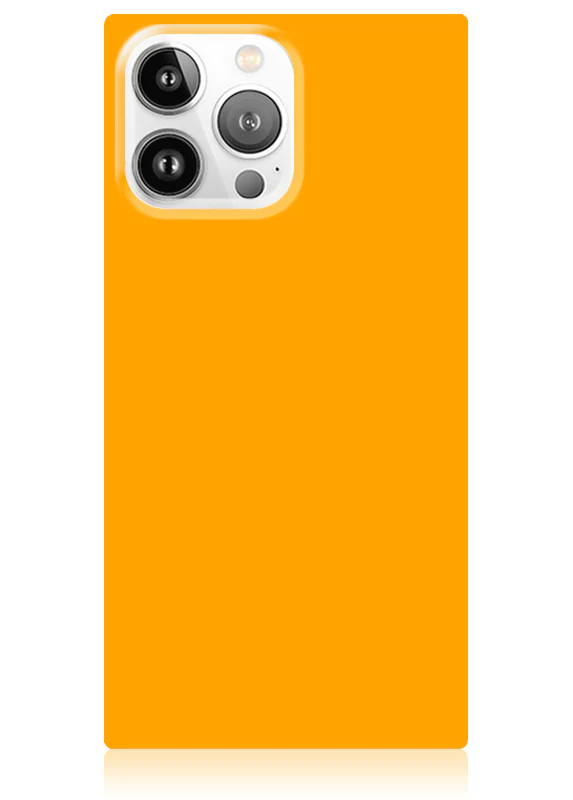 SQUARE® Neon Orange iPhone Case - Image 35