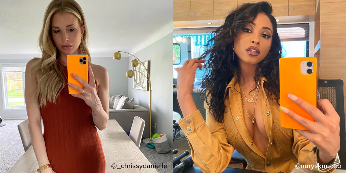 SQUARE® Neon Orange iPhone Case - Image 59