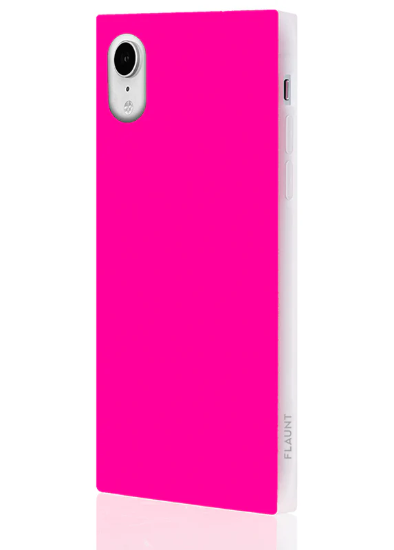 SQUARE® Neon Pink iPhone Case - Image 10