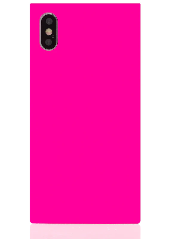 SQUARE® Neon Pink iPhone Case - Image 11