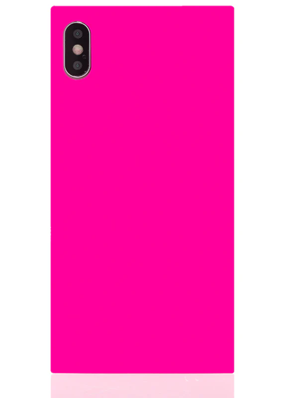 SQUARE® Neon Pink iPhone Case - Image 13