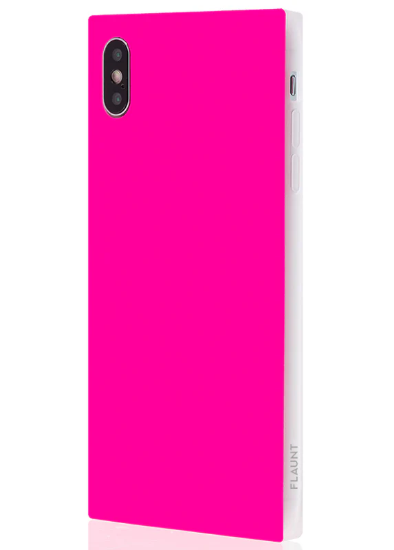 SQUARE® Neon Pink iPhone Case - Image 14