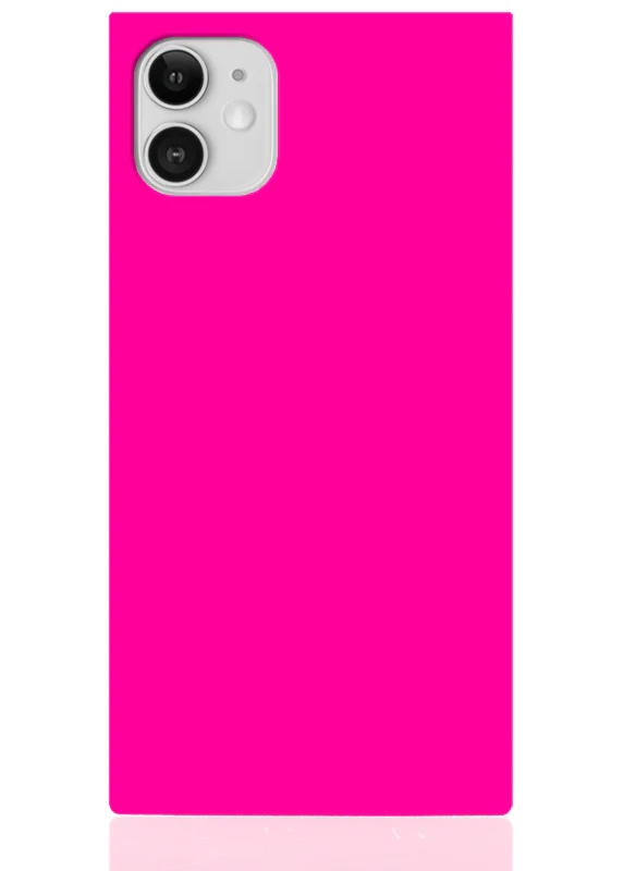 SQUARE® Neon Pink iPhone Case - Image 15