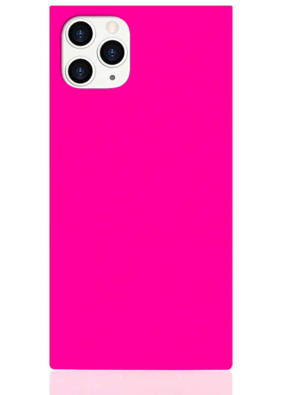 SQUARE® Neon Pink iPhone Case - Image 17